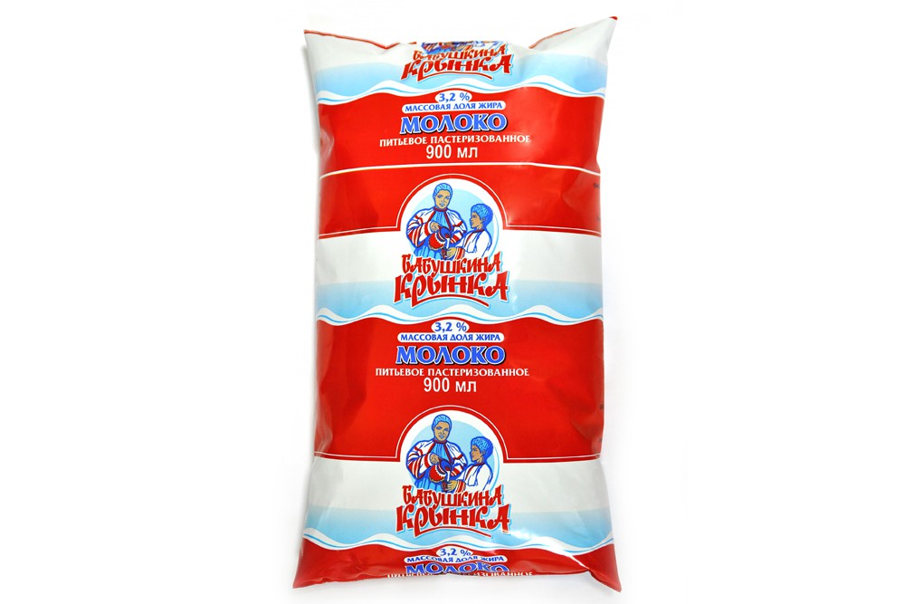 Молоко Бабушкина криничка 3,2 900мл