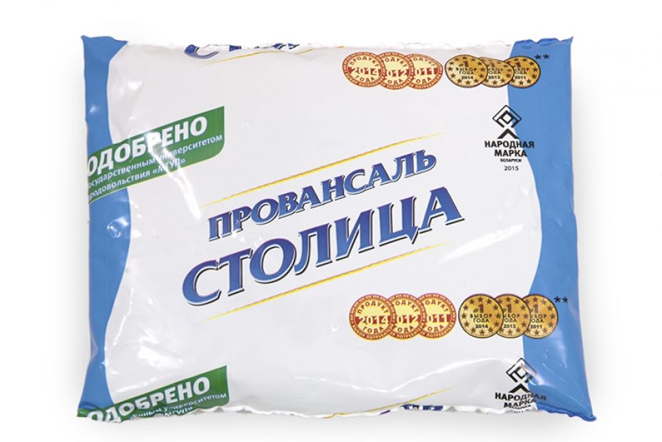 Соус майонезный "Провансаль" 20% Столица (пакет) 180г