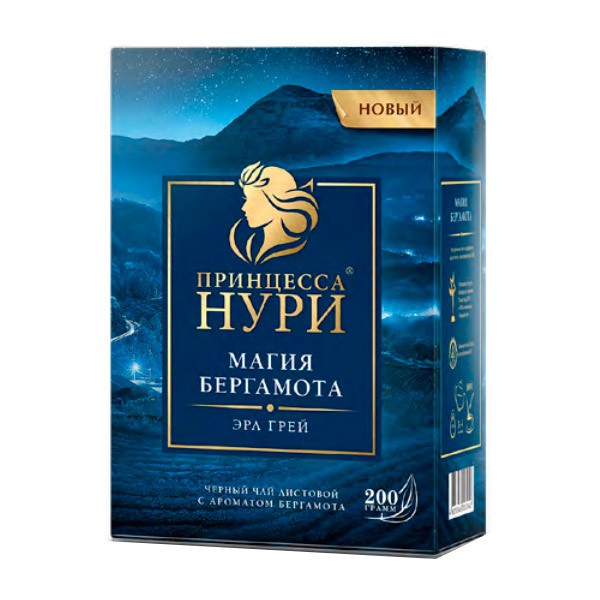 Чай черный Принцесса Нури Магия Бергамота листовой 200г