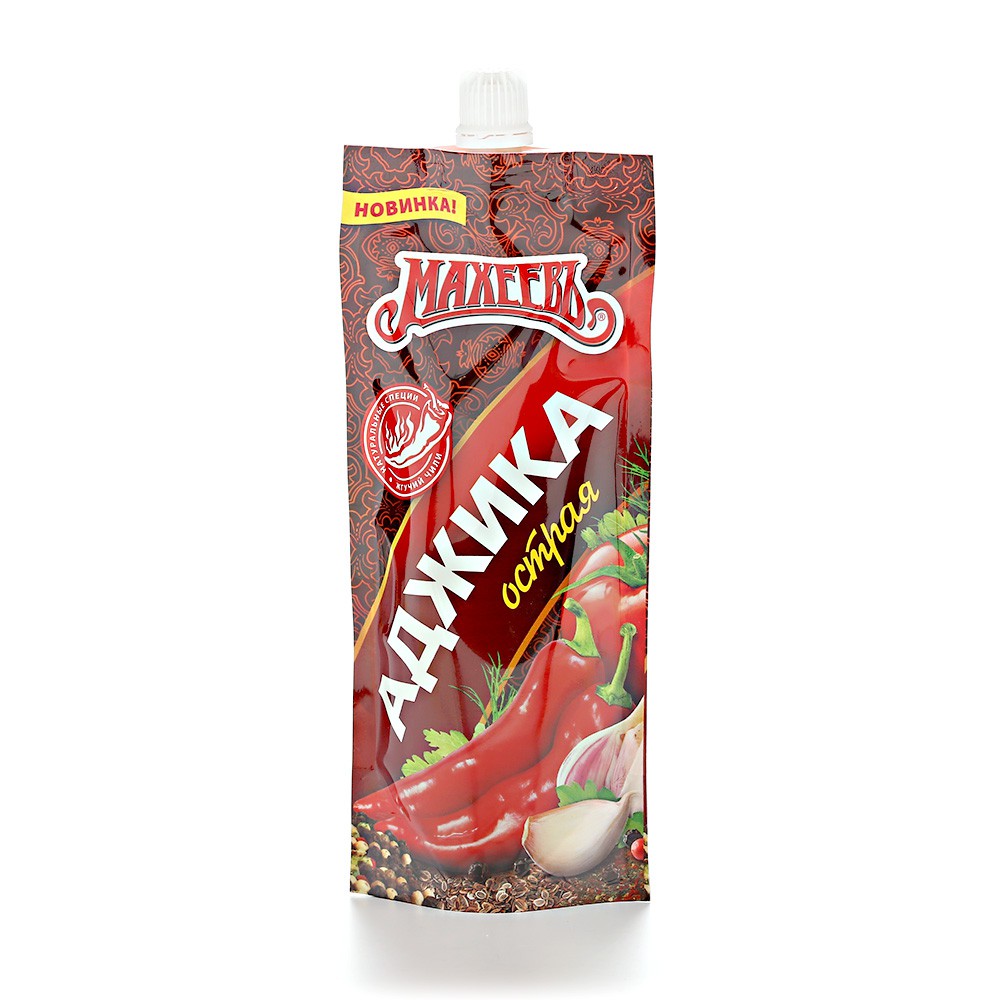 Приправа Аджика острая Махеевъ дой-пак 140г