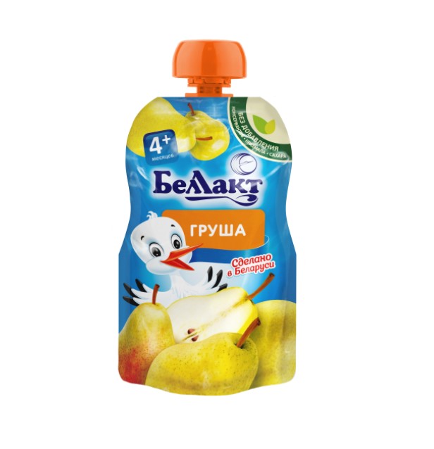 Пюре Беллакт ис груш для детского питания 90г