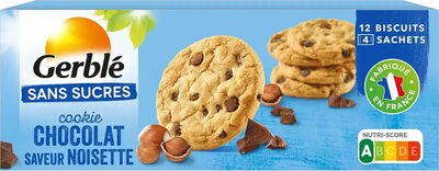Cookie Chocolat saveur noisette Sans sucres