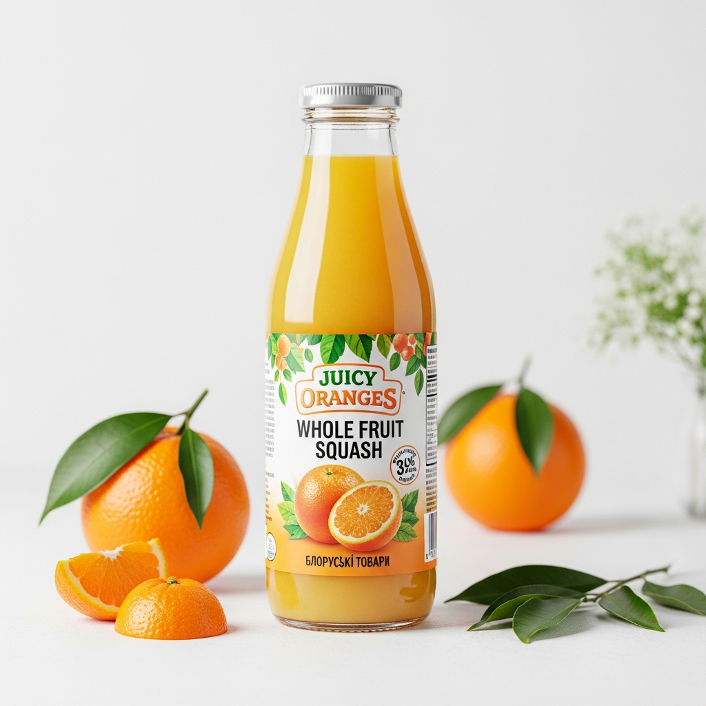 Juicy Oranges Whole Fruit Squash