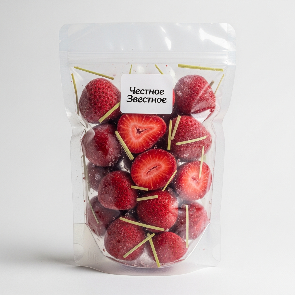 Основа для лимонада и коктейлей смесь ягодная заморож Клубника-лемонграсс Местное Известное