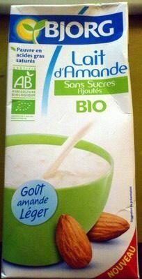 BjORG AMANDE ALMOND SANS SUGRES- NO SUGAR
