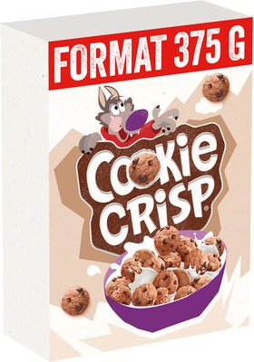 Céréales prêtes à consommer avec des pépites saveur chocolat (3 %), avec 6 vitamines, calcium et fer