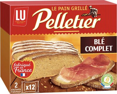 Pain grillé au blé complet