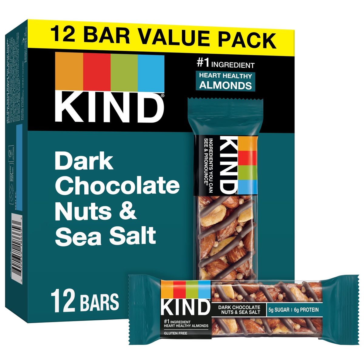 Dark Chocolate Nuts & Sea Salt Bars