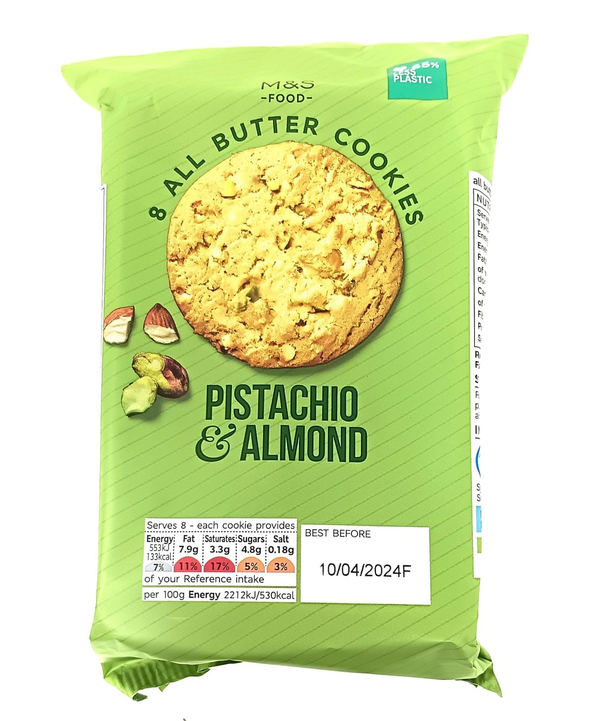 All Butter Pistachio and Almond Cookies