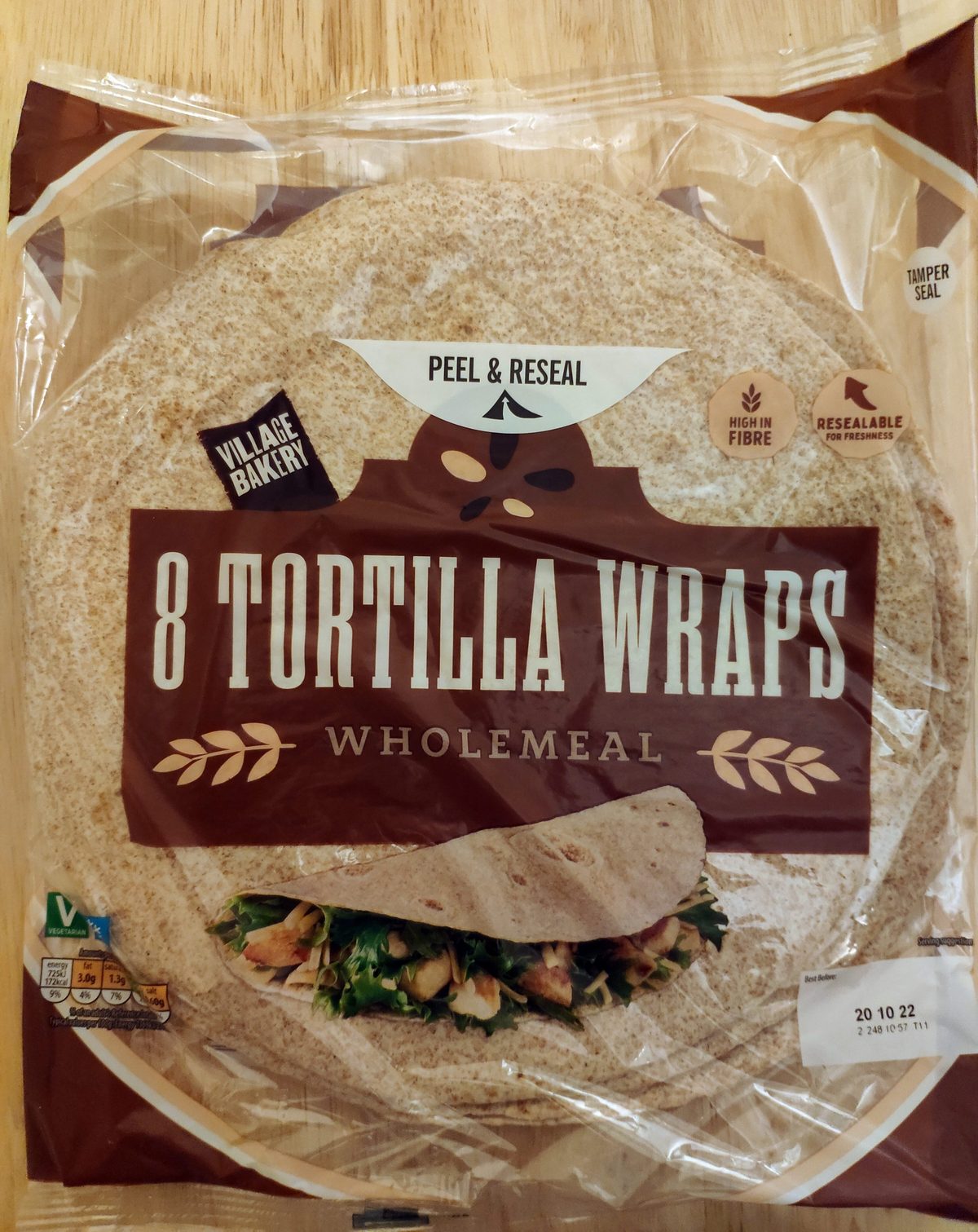 TORTILLA WRAPS WHOLEMEAL