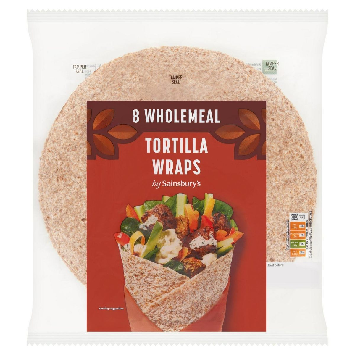 Wholemeal Tortilla Wraps