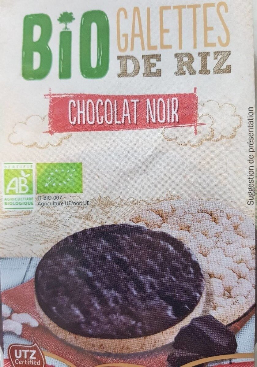 galettes riz chocolat noir