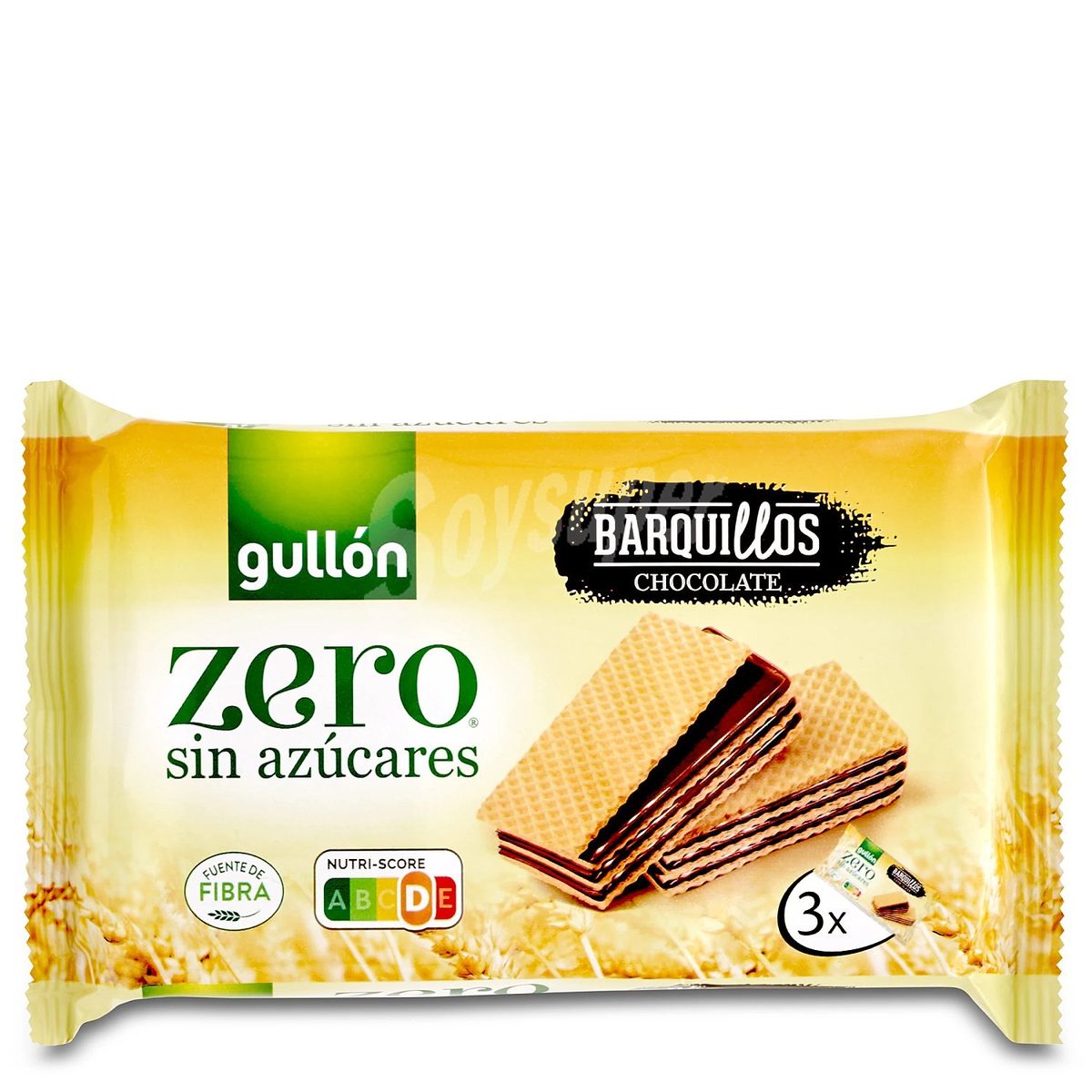 Barquillos Chocolate Zero sin azúcares