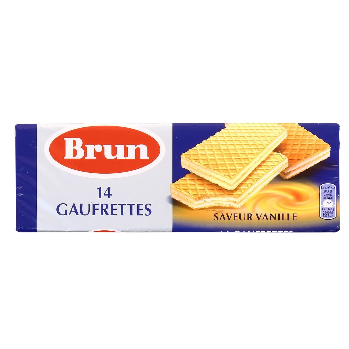 BRUN - 14 Wafers Vanilla Flavor, 146g (5.2oz)