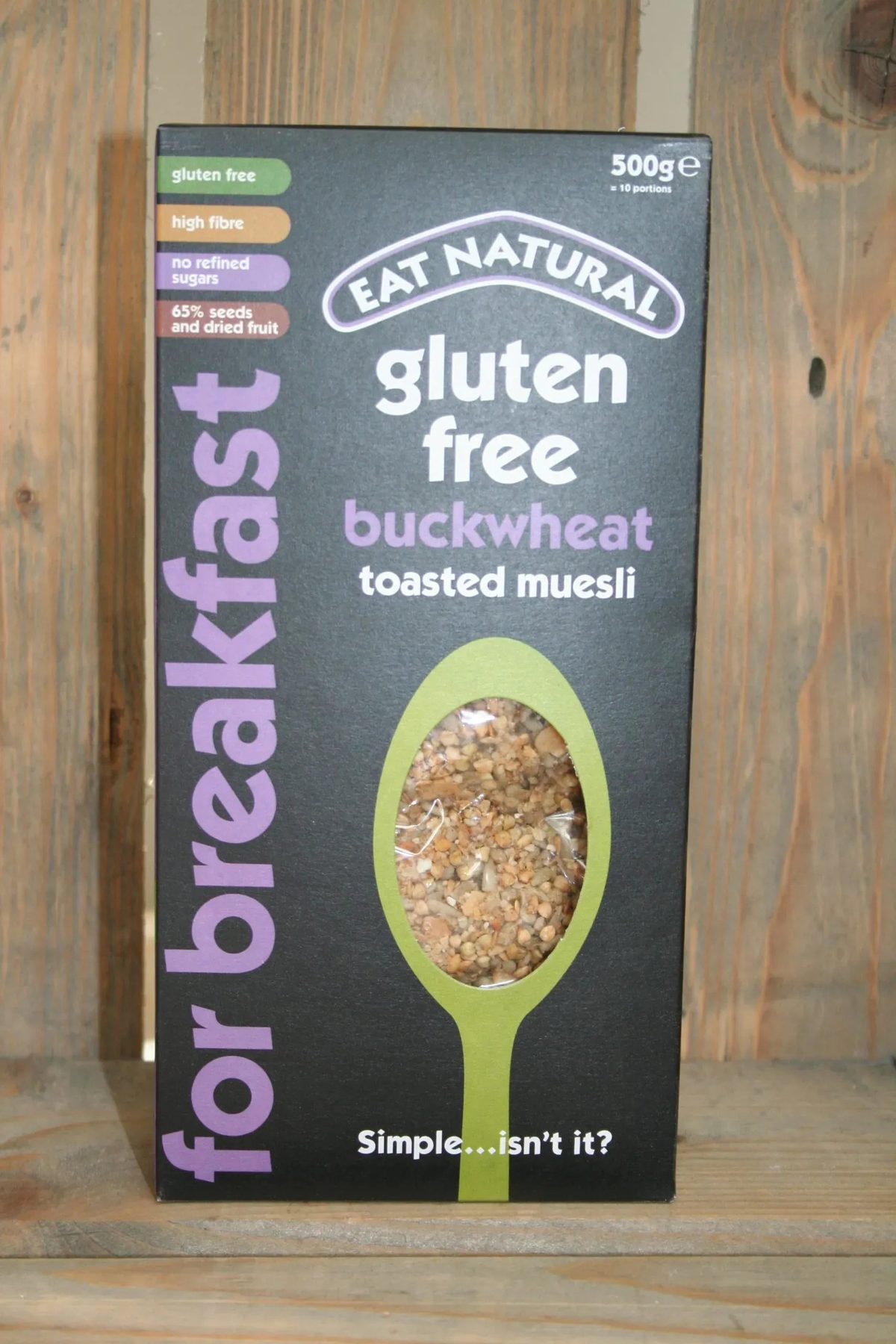 For Breakfast Gluten Free Buckwheat Toasted Muesli
