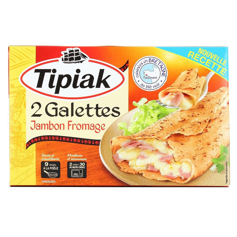 2 Galettes Jambon Fromage