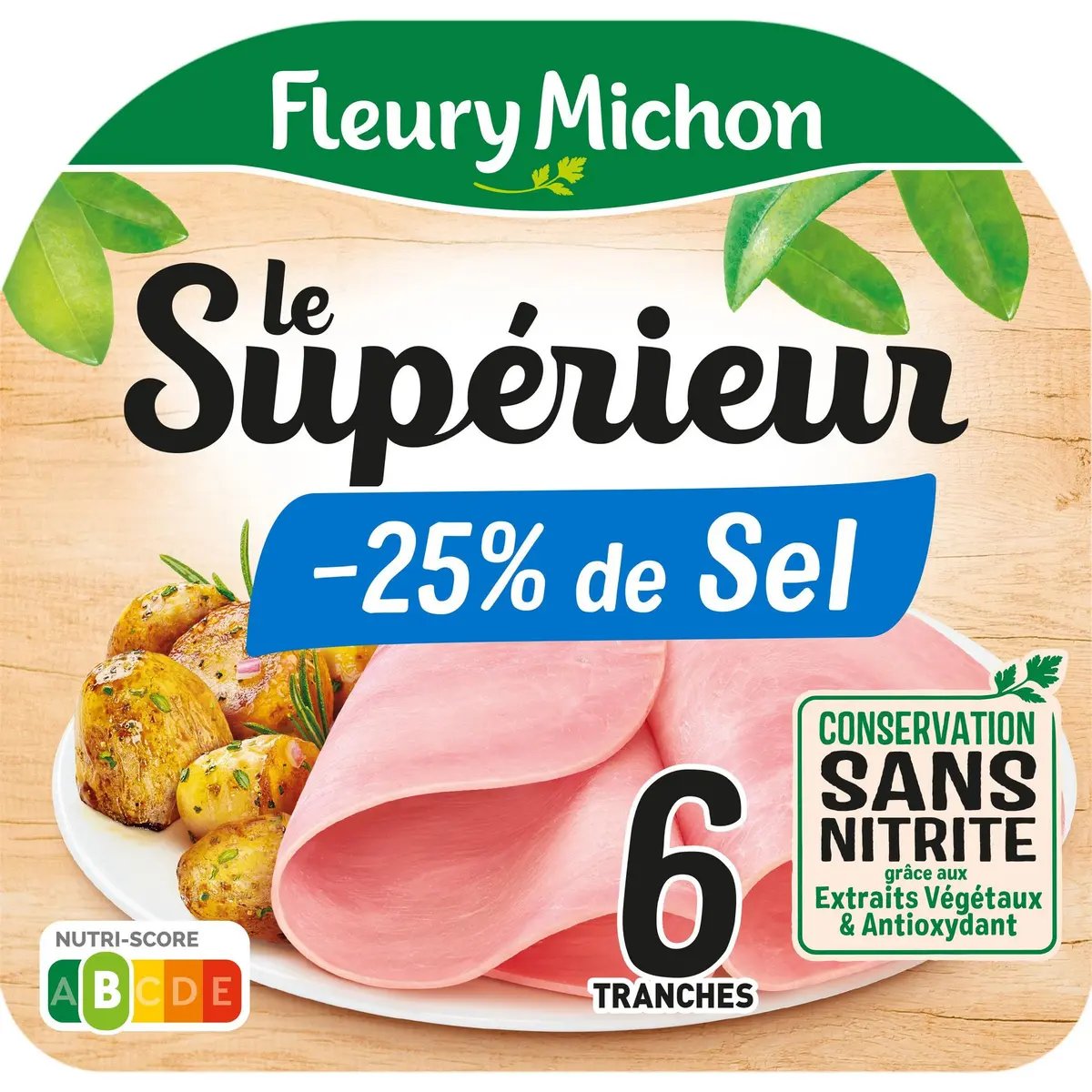 Le Supérieur -25% de Sel - Conservation sans Nitrite