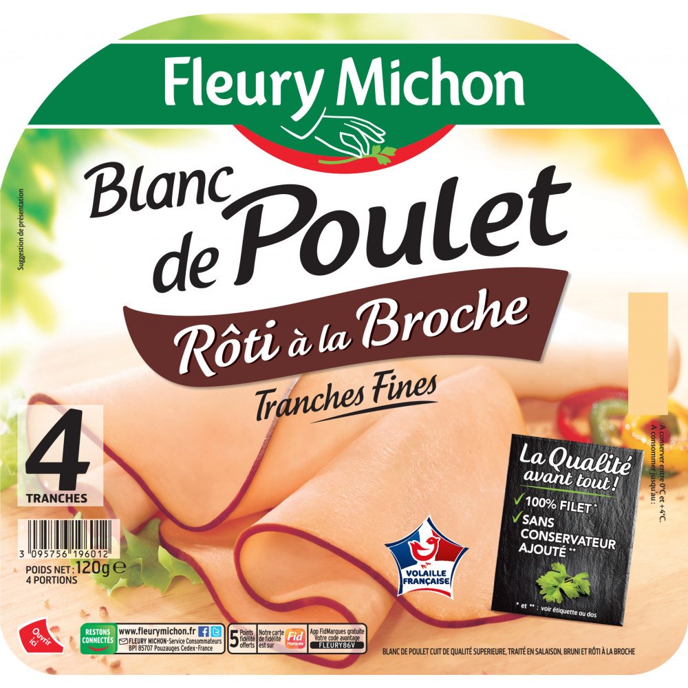 Blanc de Poulet - Rôti à la Broche