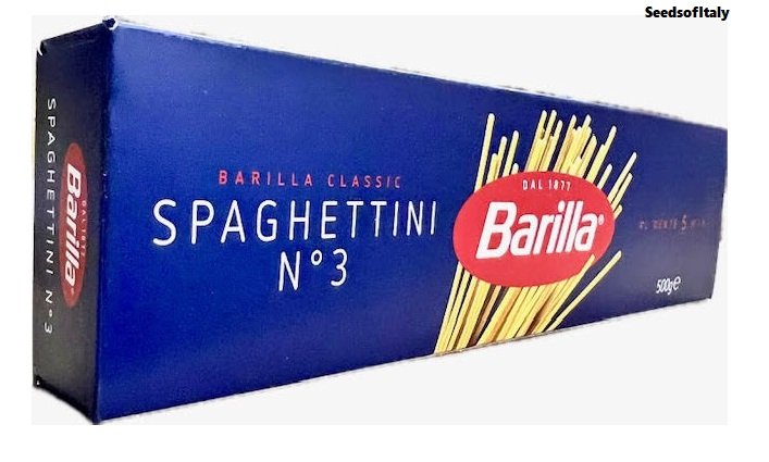 Pâtes Spaghettini N°3 500G