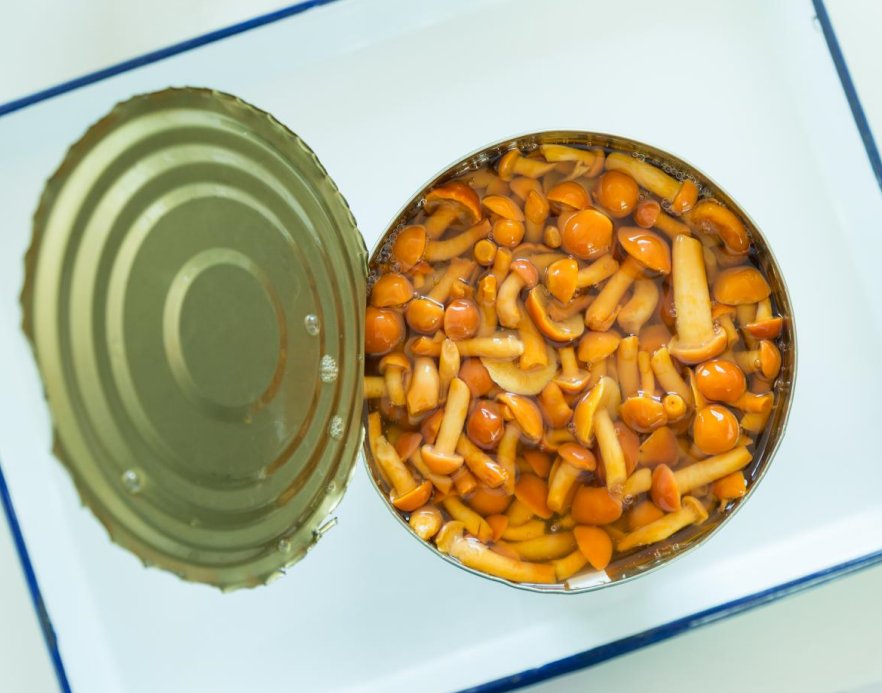 Грибы маринованные опята намеко консервированные Botanica