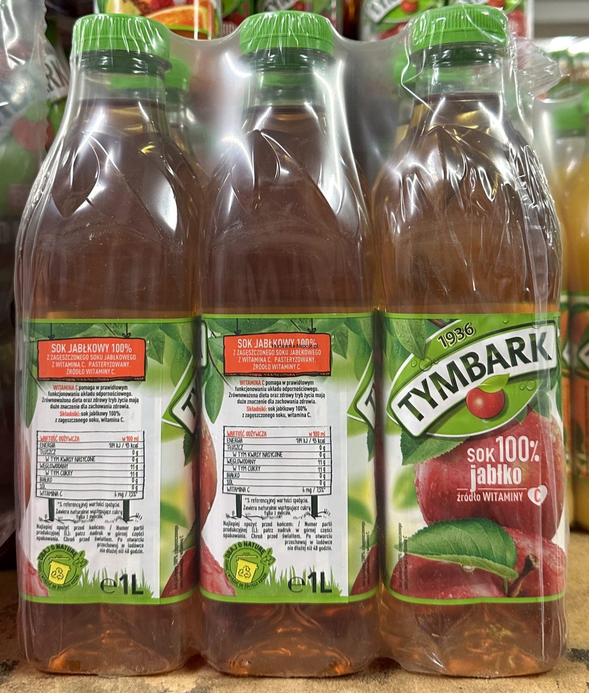 Сок Tymbark яблычны