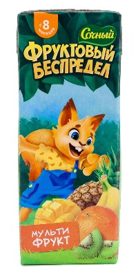 Нектар Фруктовый беспредел Мультифрукт 0,2л
