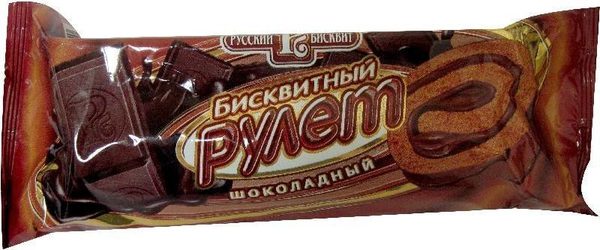 Рулет бисквитный с Шоколадным вкусом 175г