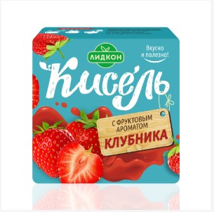 Кисель с фруктовым ароматом Клубника 220г