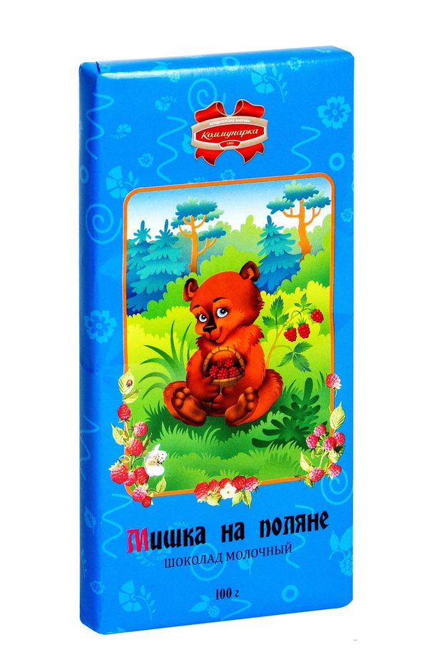 Шоколад "Мишка на поляне" 100г
