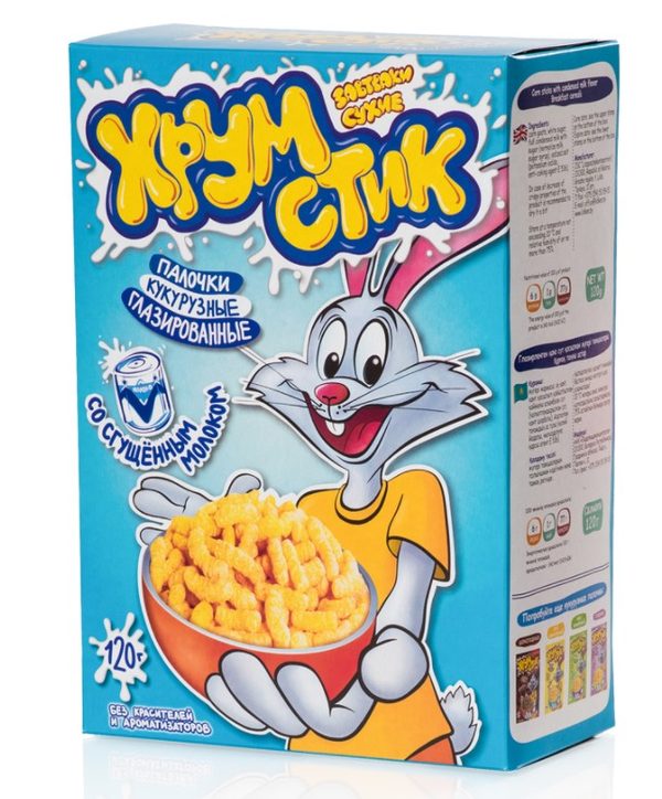 Палочки кукурузные глазированные со сгущенным молоком 120г