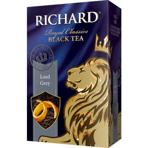 Чай черный Power Richard Lord Grey с аром.бергамота и лимона среднелистовой цейлонский 90г
