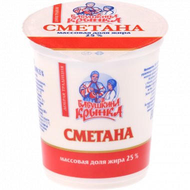 Сметана «Бабушкина криничка» 25%, 380 г