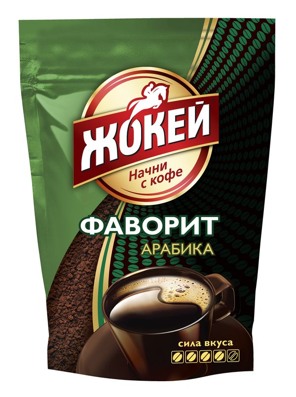 Кофе растворимый "Жокей" Фаворит м/у 75г