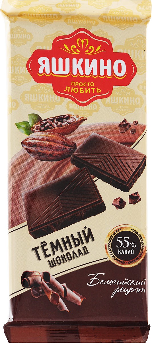 Шоколад темный "Яшкино" 90 г