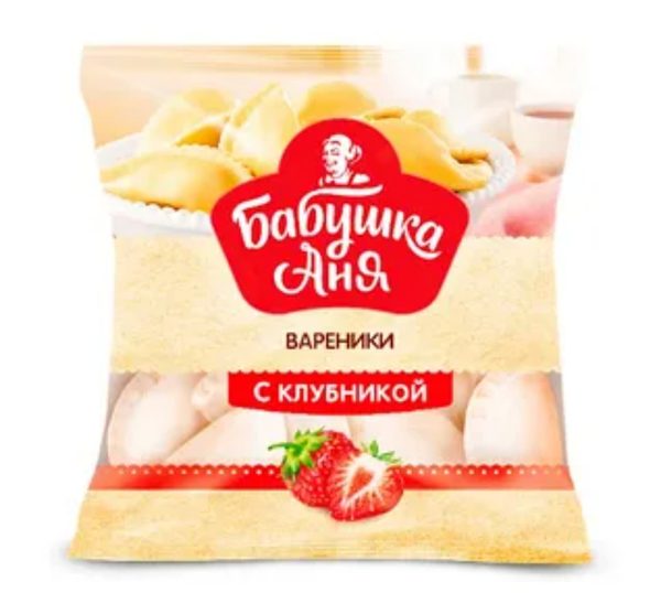 Вареники Бабушка Аня с клубникой 430г