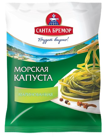 Капуста морская маринованная пакет 350г