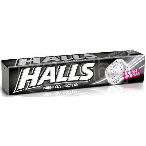 Карамель леденцовая Холлс Ментол Экстра со вкусом ментола и эвкалипта 24,5г