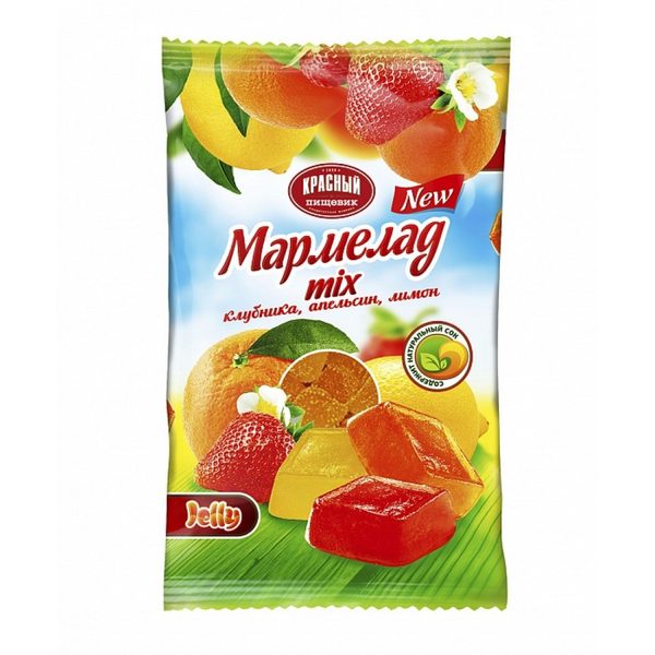 Мармелад Mix клубника, апельсин, лимон 300г