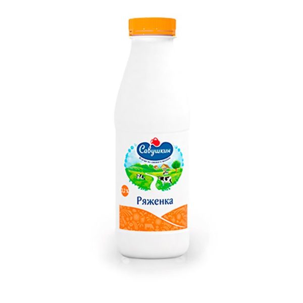 Ряженка "Савушкин", жирность - 3,2%, 420 г.