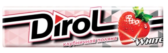 Жевательная резинка Дирол клубничная поляна 13.6г Россия