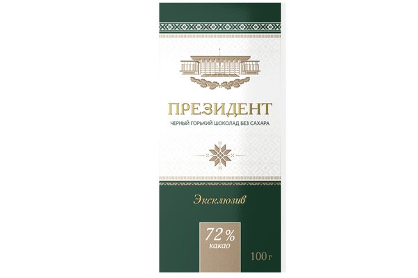 Шоколад горький Президент эксклюзив 72% 100г