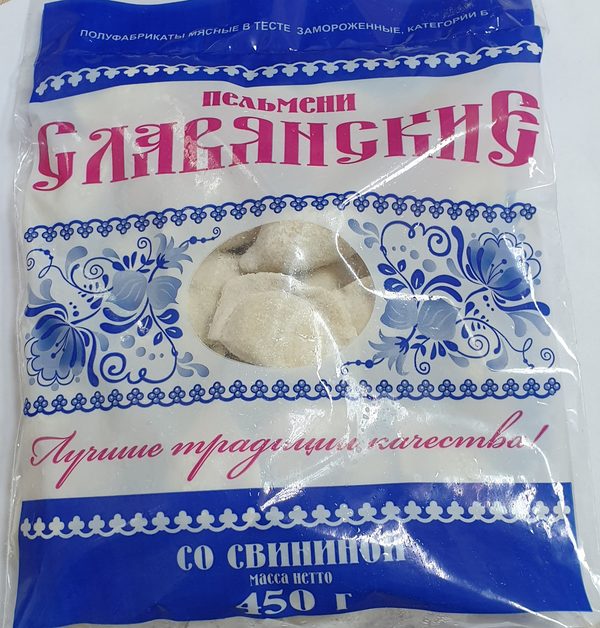 Пельмени «Славянские» со свининой, 450 г
