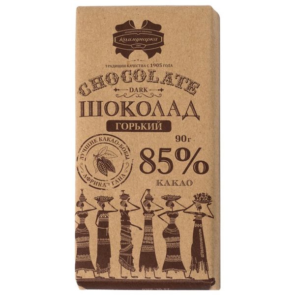 Шоколад горький Коммунарка десертный 85% 90г