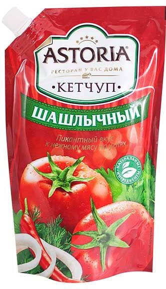 Кетчуп Астория Шашлычный с дозатором ДПД 330г
