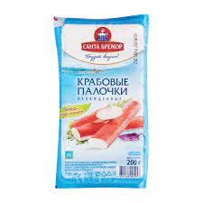 Палочки крабовые Санта Бремор 200 г