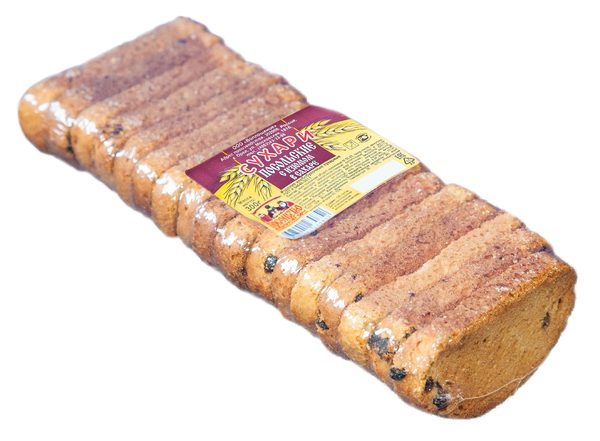 Сухари Посольские с изюмом в сахаре 300г