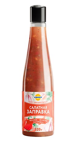 Соус оригинальный Салатная заправка Чеснок-зелень-паприка 320г