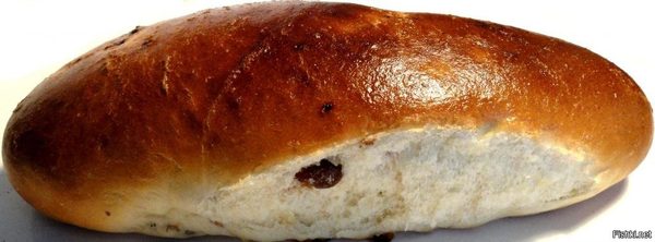 Сайки сдобные с изюмом, 03, кг.