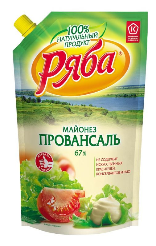 Майонес Ряба Классический Провансаль 67% ДПД 410г