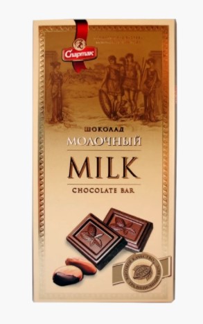 Шоколад Молочный пенал 90г